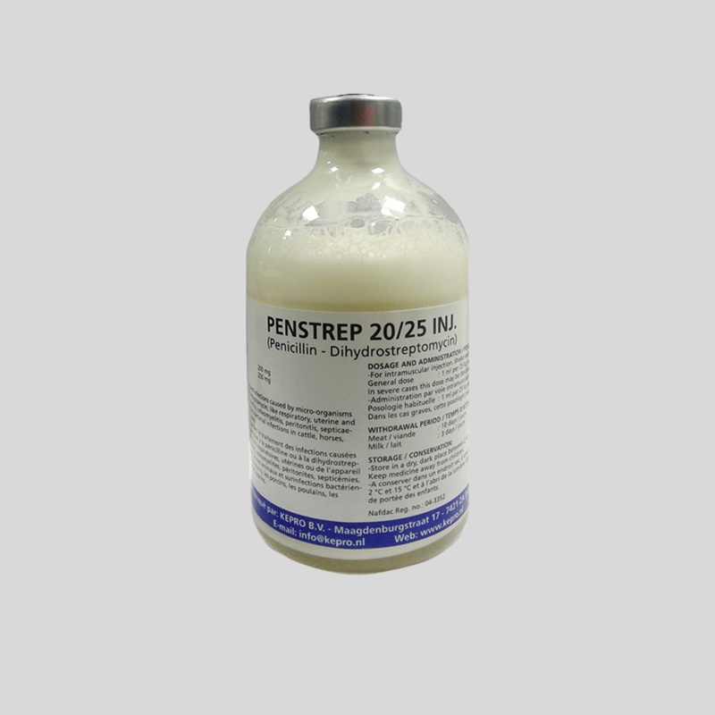Penstrep 20/25 Injection 100ml | Broad-Spectrum Antibiotic for Livestock Bacterial Infections