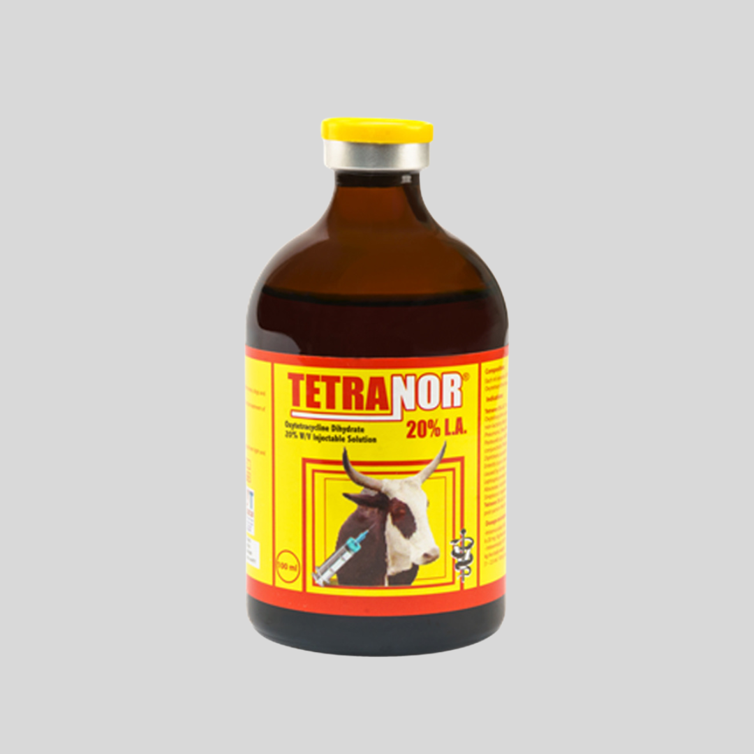 Tetranor Antibiotic 250ml | Broad-Spectrum Oxytetracycline Injectable