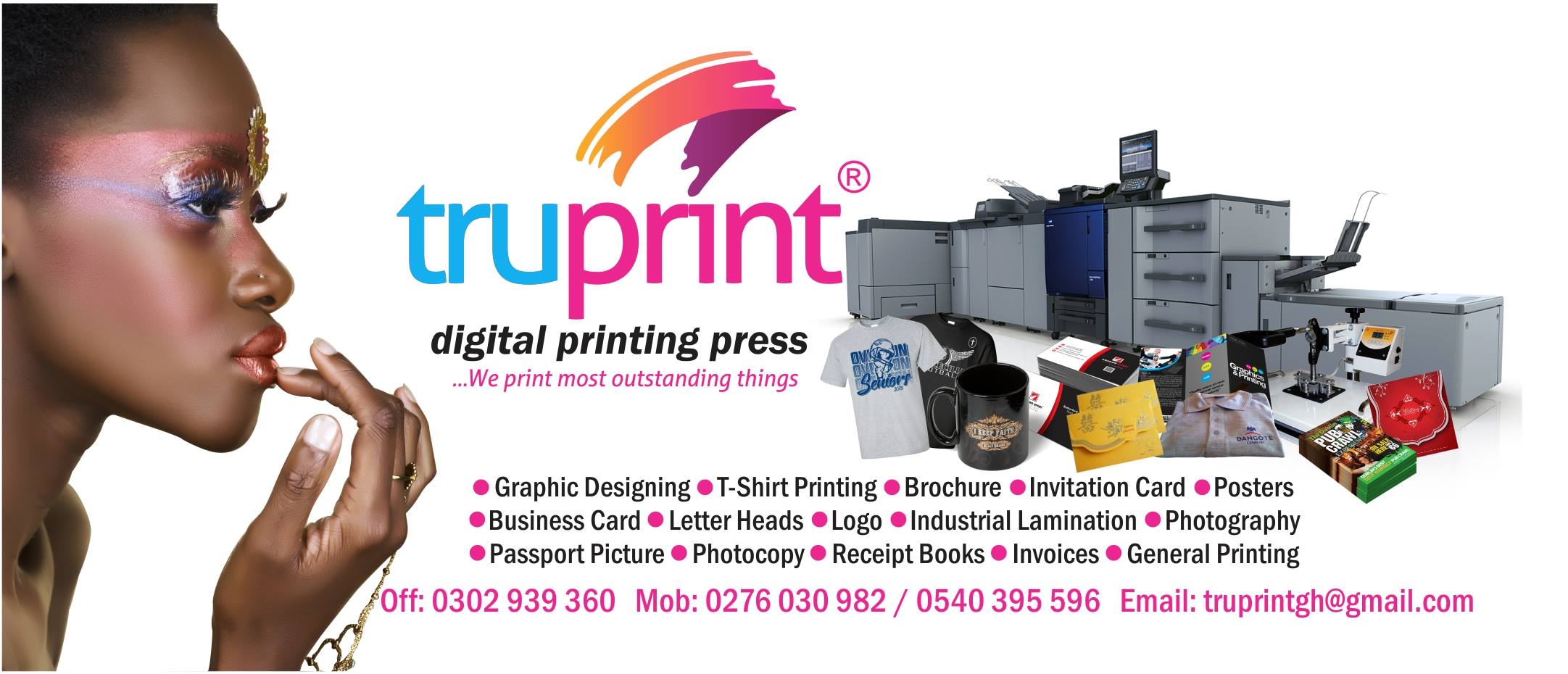 Truprint Digital Printing Press | Custom Mug, T-Shirt & Business Card Printing