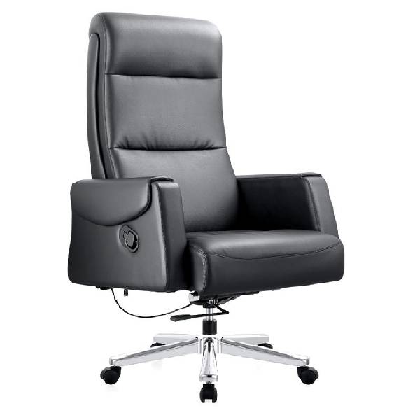 OR10 Armchair Black Modern Lounge Chair with High Resilience Foam Cushion, Polyurethane Structure Comfortable Accent Chair for Living Room, Office, or Waiting Area 128cm Height