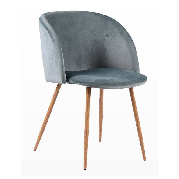 GRENE Armchair Dark Green Velvet Accent Chair with High Resilience Foam Cushion Compact Modern Lounge Chair for Living Room, Office, Bedroom, or Reception Area 81cm Height