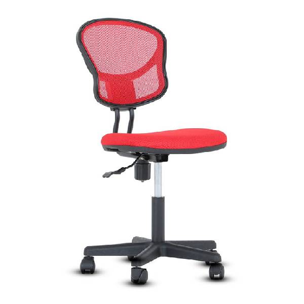 STYLE PLUS Armchair Red Polyester Fabric Upholstered Chair with High Resilience Foam Comfortable Seating for Living Room, Bedroom, or Office – 55cm Height in Accra
