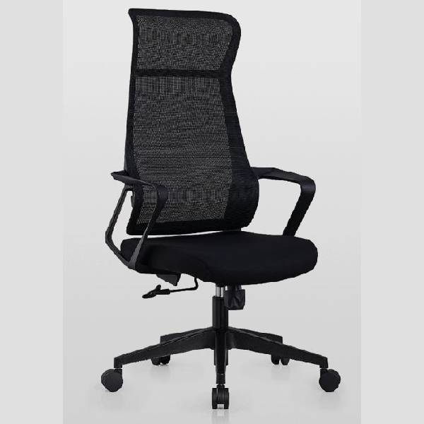 PHOENIX Armchair Black Polyester Fabric Upholstered Extra-Wide Chair with High Resilience Foam – Modern and Comfortable Seating for Living Room, Lounge, or Office – 61cm Height