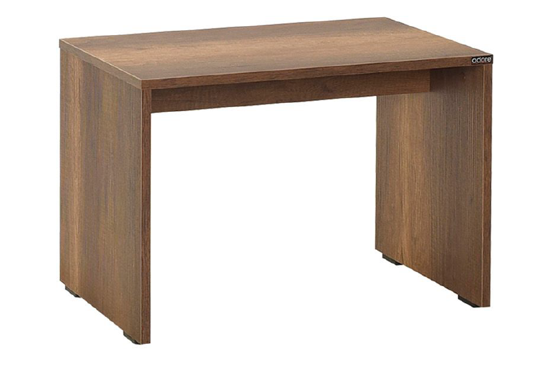 RIO Coffee Table 60cm Walnut – Compact Rectangular Table with 40cm Height, Dark Brown Finish, Fixed Design for Living Room, Office, or Small Spaces