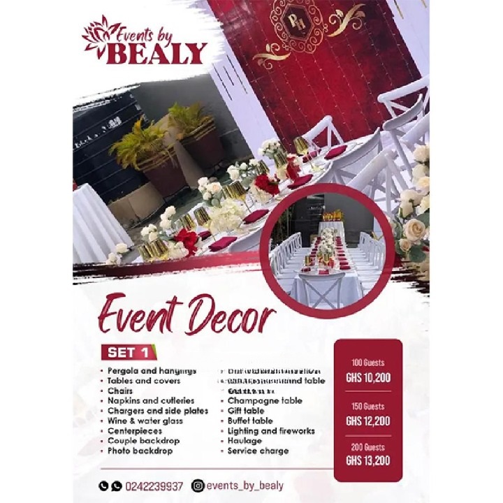 Dealy - Event Decor