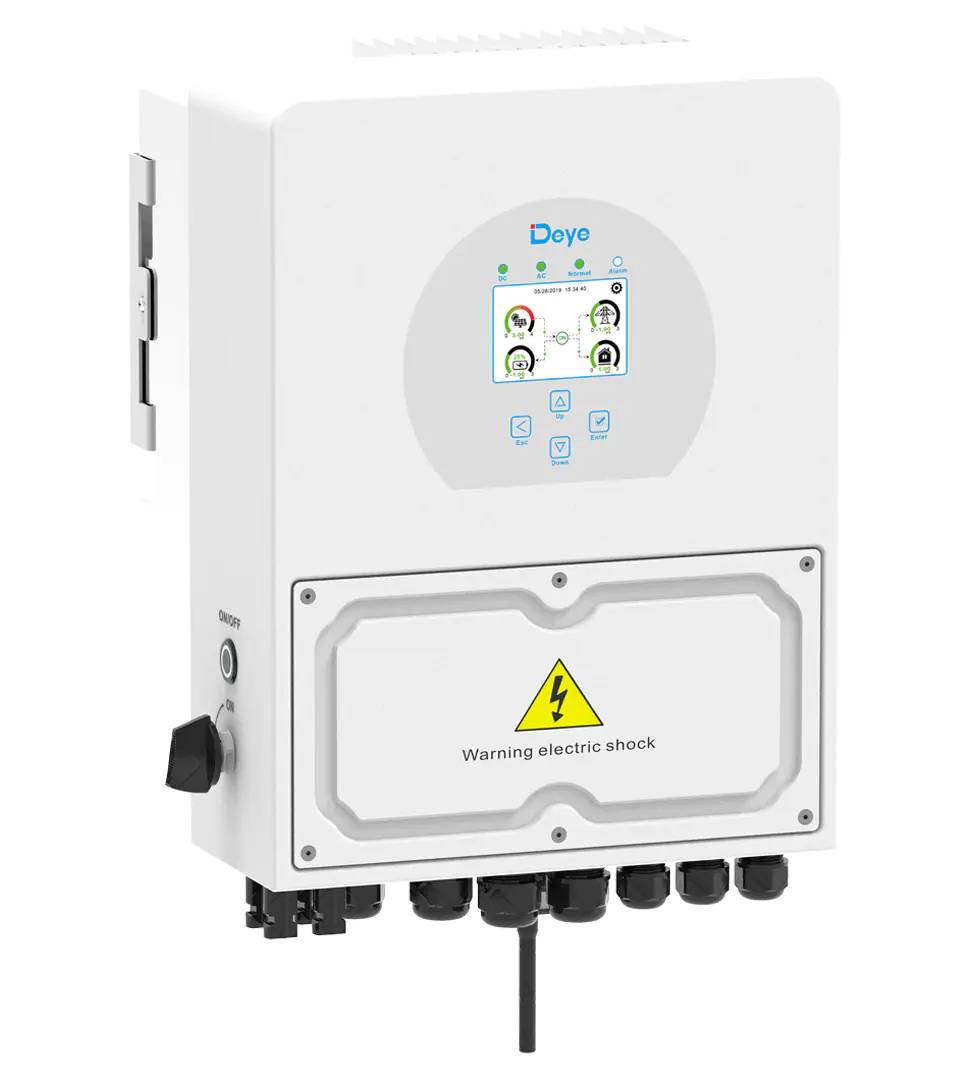 Deye SUN-5K-SG03LP1-EU – 5kW Single Phase 2 MPPT Hybrid Solar Inverter for Low Voltage Battery Systems
