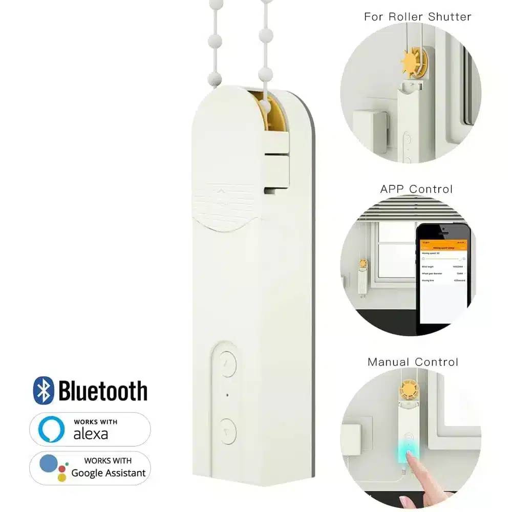 Smart Wi-Fi Roller Blind Curtain Motor – App & Voice-Controlled Automation