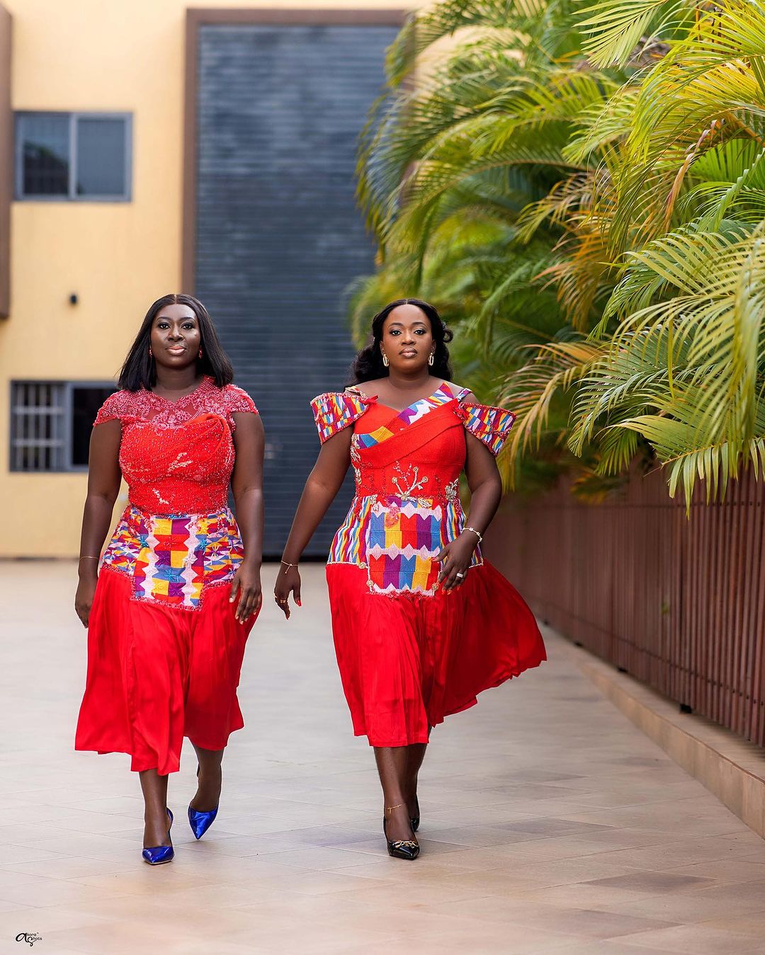 Kente Midi Corset Dresses by Amoasi Official