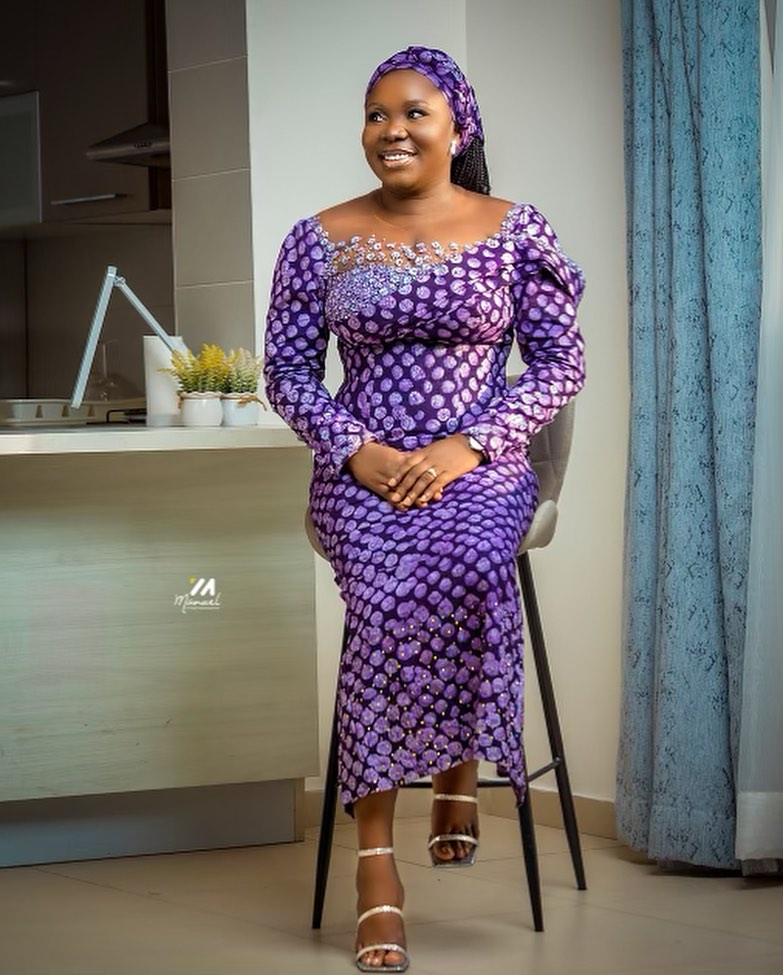 Purple Perfection: A Stylish Collaboration with Amoasi Official