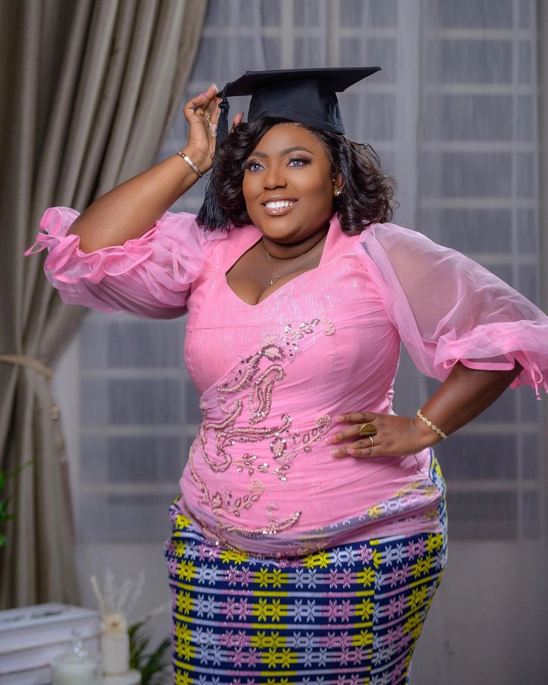 Pink Fusion: African Print Infused Ensembles by Amoasi Official