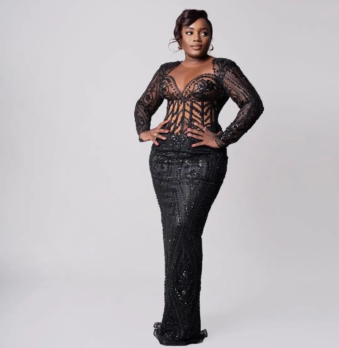 Elegant in Black: Attire by Amoasi Official
