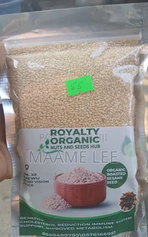 Organic Roasted Sesame Seeds - Enhanced Nutrient Absorption & Flavor