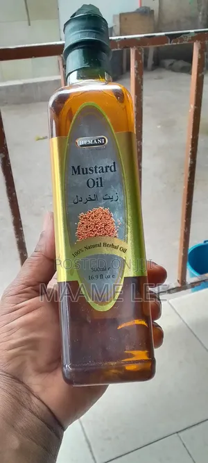 Pure Yellow Mustard Oil (500ml) - Heart-Healthy Culinary Oil