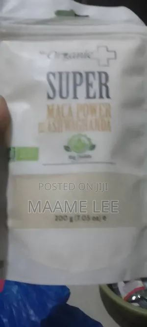 Organic Maca & Ashwagandha Powder - Energy & Stamina Blend