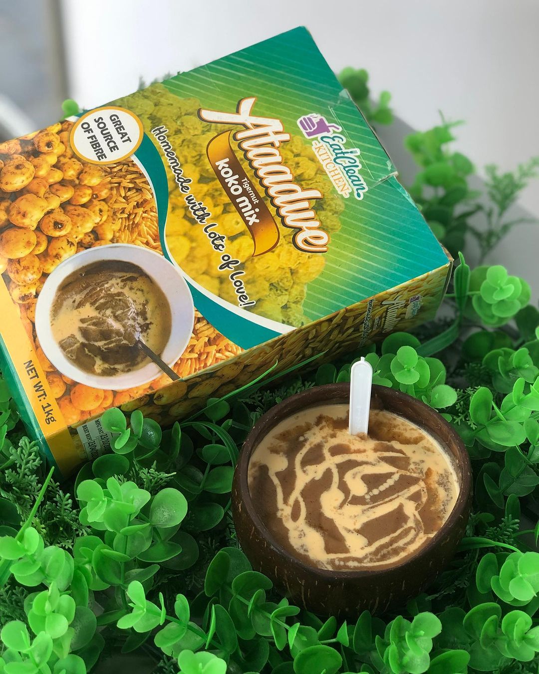 Eat Clean Kitchen's Golden Ataadwe Koko Mix