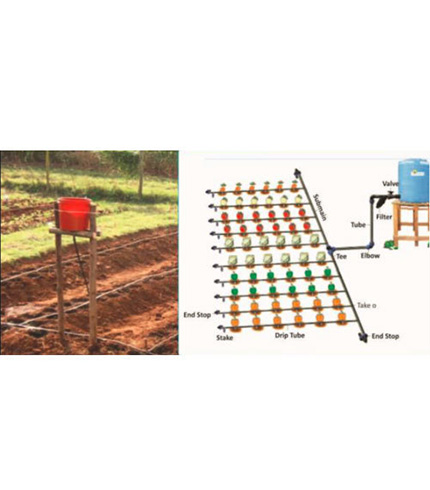 DT Gravity Drip Irrigation Kit - Complete 1 Acre Set, Superflow Filter