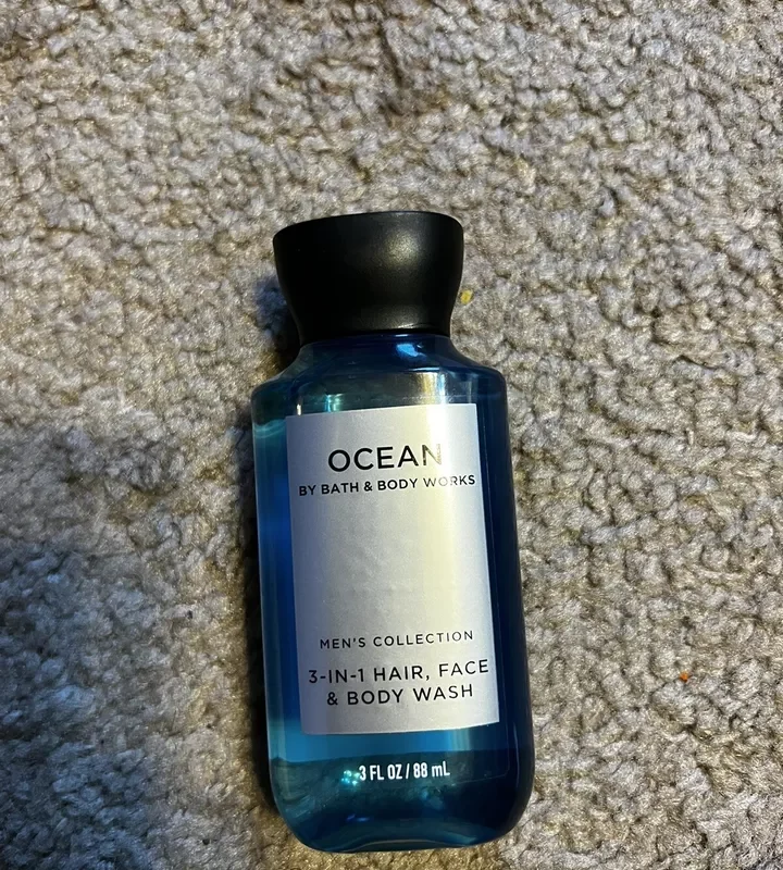 Bath & Body Works Men's Ocean 3-in-1 Wash - Travel Size Convenience