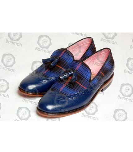 Navy Blue Tassel Shoe - Ghana-Made Loafers, Comfortable & Stylish