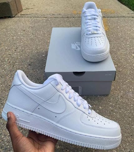 Nike Air Force 1 '07 - White Leather Sneakers, Timeless Style
