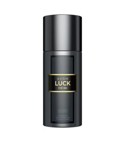 Avon Luck For Him Deodorant Body Spray – 150ml - Fortuitous Fresh Scent