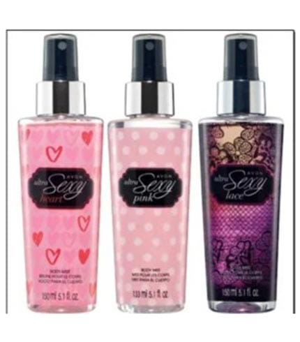 Avon Ultra-Sexy Heart, Lace, and Pink Perfume - Playful Floral Scent