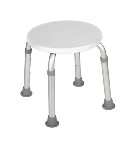 Adjustable Bath Stool with Non-Skid Base
