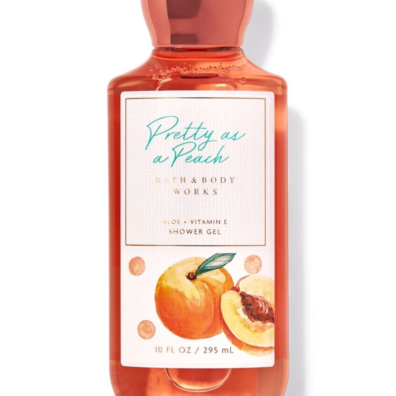 Bath & Body Works Pretty as a Peach Shower Gel - 295ml, Juicy Peach Scent