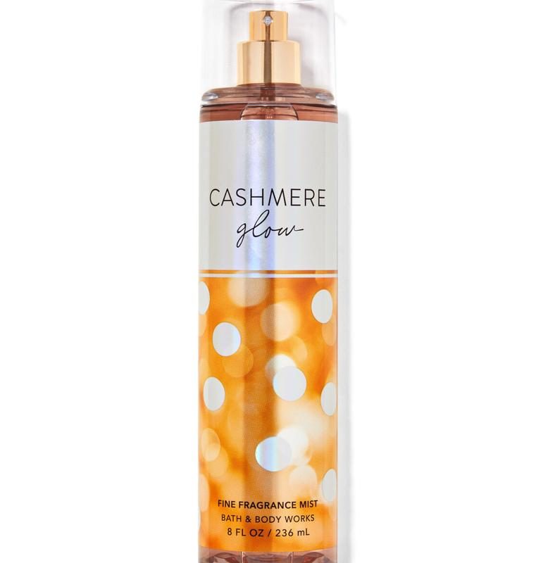 Bath & Body Works Cashmere Glow Fragrance Mist - Vanilla & Peach Scent