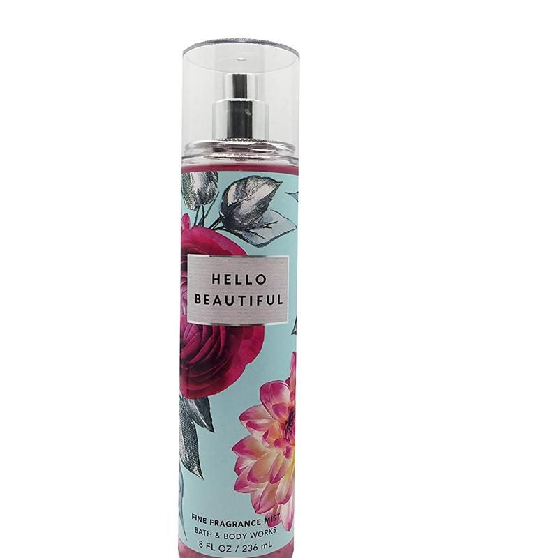 Bath & Body Works Hello Beautiful Body Mist - 8oz, Floral Gardenia Scent