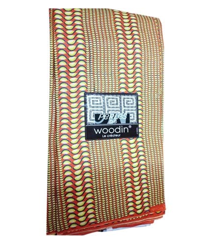 Perles de Woodin Fabric - 100% Cotton African Print, Vibrant Cultural Textile