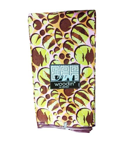 Perles de Woodin Cloth - Beaded Pattern African Fabric, 100% Cotton