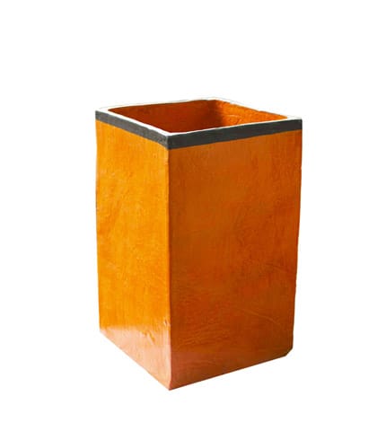 Long Box Flowerpot - Modern Glossy Planter for Deep-Rooted Plants