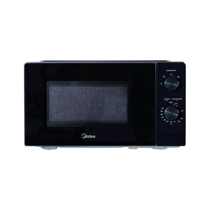 Midea 20L Solo Microwave - Black, 8 Auto Menus, 5 Power Levels