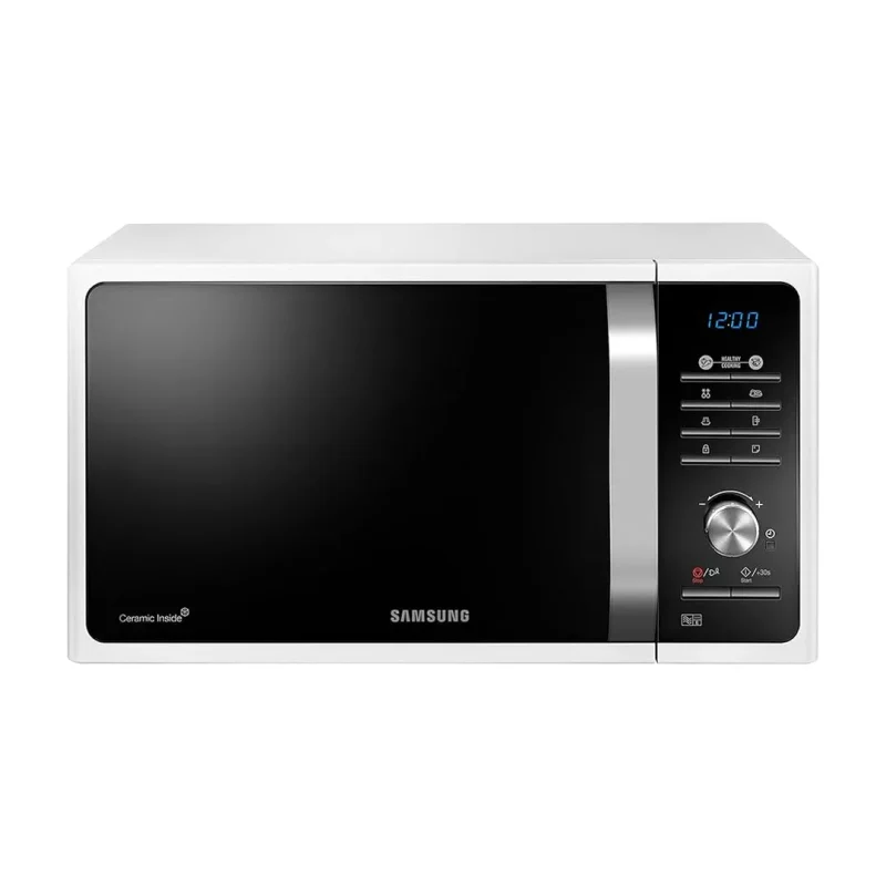 Samsung 23L Solo Microwave - White, Ceramic Enamel Interior