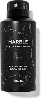 Bath & Body Works Marble Body Spray - Mediterranean Aquatic Cologne