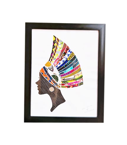 African Lady 3D Artwork - Gorgeous Wall Decor for Home & Office