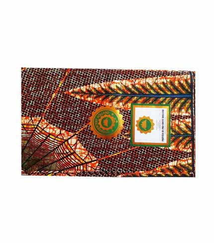 President Holland Brown African Print Fabric - 6 Yards Premium Cotton