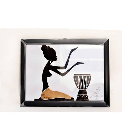 Africa Calling Artwork - Cultural Wall Hanging for Interior Design