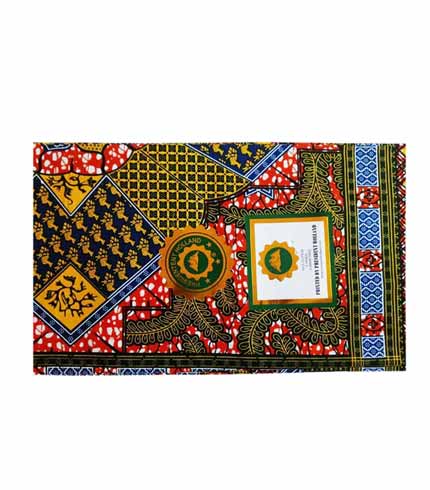 President Holland Multicolored African Print Cloth - Vibrant 6-Yard Fabric