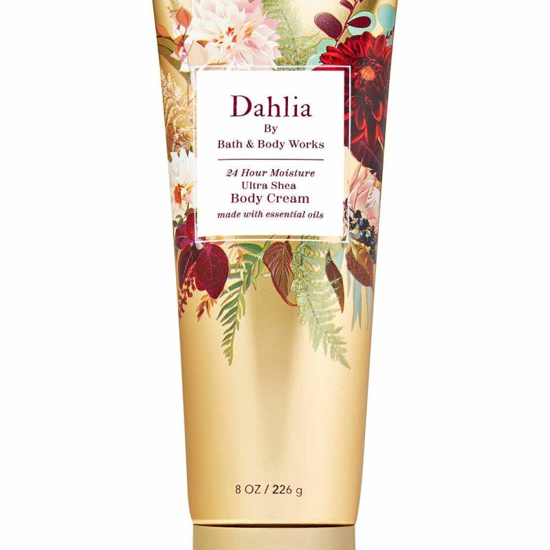 Bath & Body Works Dahlia Body Cream - Floral Gourmet Moisturizer