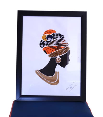 African Head Wraps Artwork - Stylish Cultural Wall Decor