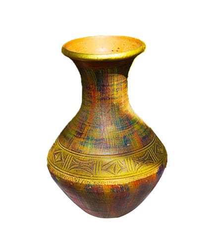 African Queen Flower Pot - Durable Decor for Home and Office