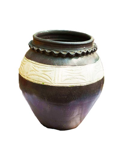 Ali Baba Wavy Neck Flowerpot - Elegant Curved Design Planter