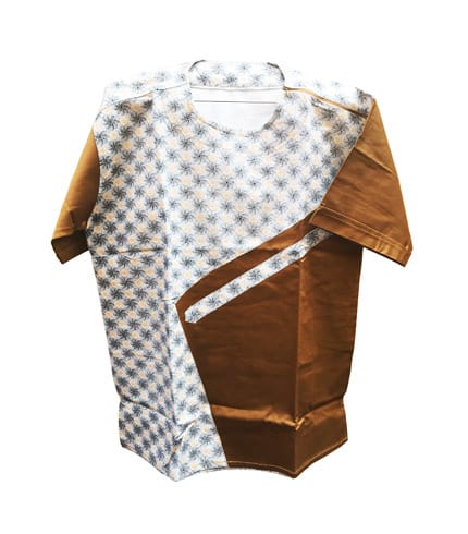 Gold Design African Shirt - Royal Elegance