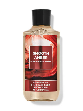 Smooth Amber Men's Face & Body Wash