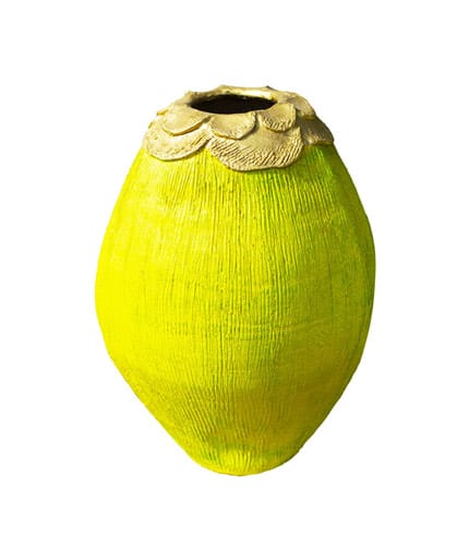 Coconut Shaped Flowerpot - Tropical Planter for Indoor & Outdoor Decor