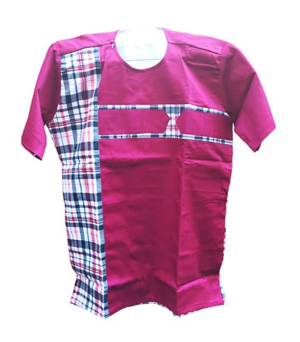 Pink African Print Shirt - Soft & Vibrant