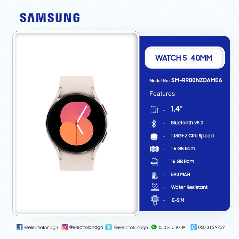 Samsung Galaxy Watch5 40mm Gold - SM-R900NZDAMEA