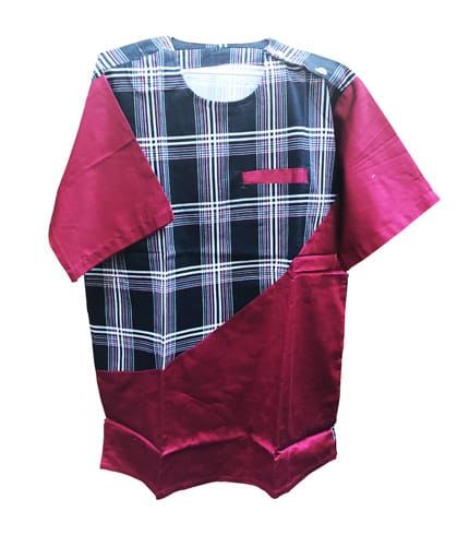 Pink & Black African Shirt - Bold Contrast