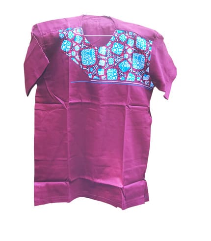 Violet Design African Shirt - Purple Passion